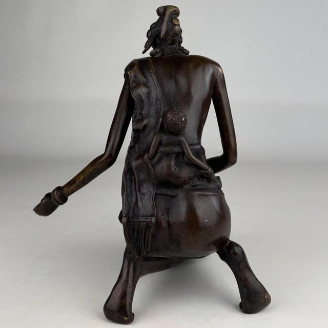 19th Century European Decorative Bronze African Figural Sculpture For Sale - Image 6 of 13