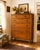 An exceptional Southern American walnut tall chest of drawers, attributed to the Upcountry region of South Carolina and...