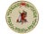 Cream 1994 Lenox the Annual Holiday Collection's Santa Claus Christmas Plate For Sale - Image 8 of 8