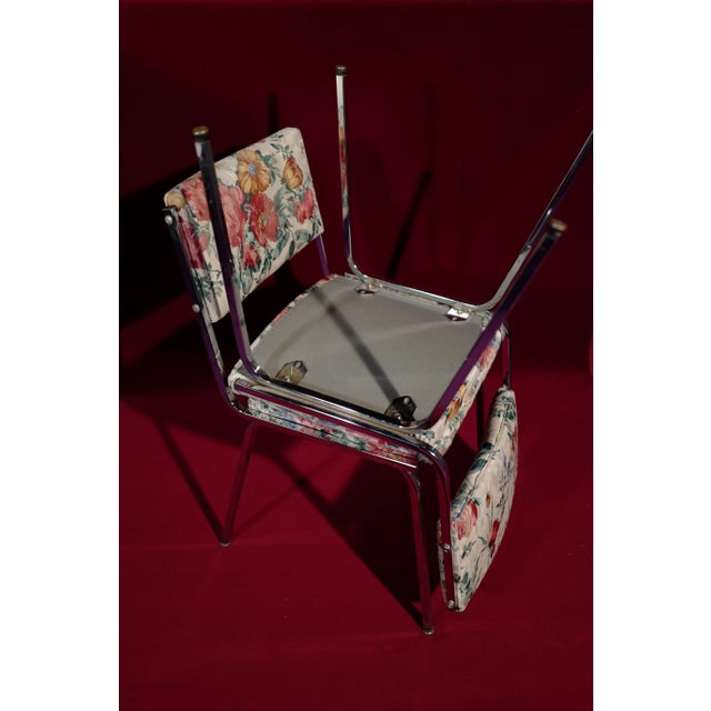 Set of Metal Leg Chairs For Sale - Image 6 of 10