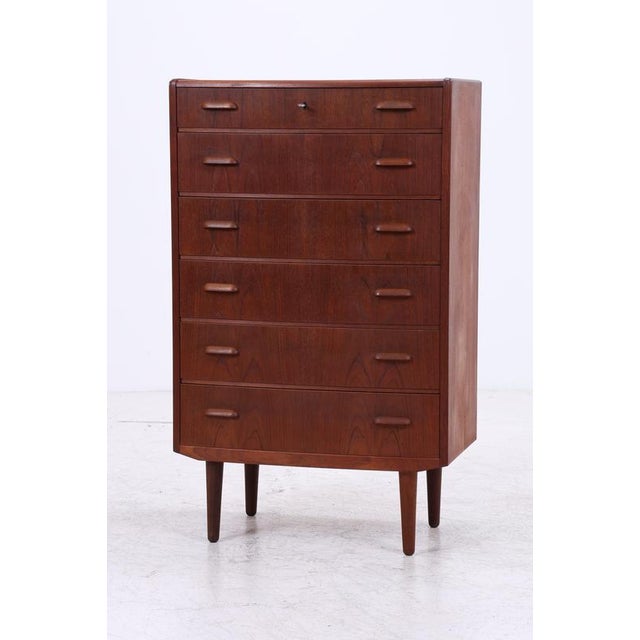 Mid-Century Teak Chest of 6 Drawers For Sale - Image 4 of 13