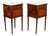 Antique French Parquetry Bedside Tables, 1800s, Set of 2 For Sale