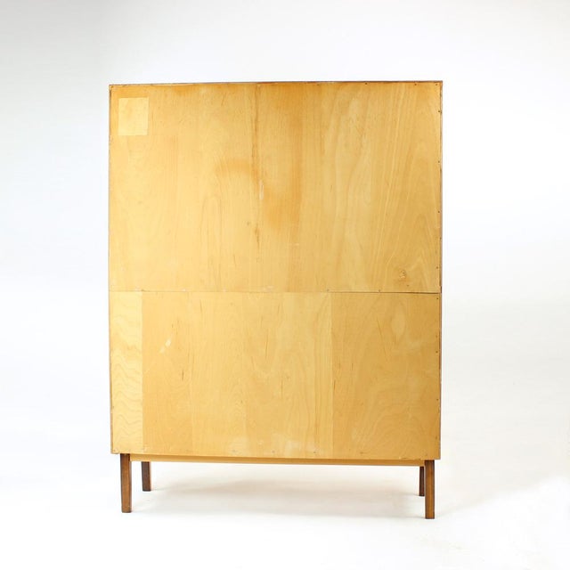 Tall Mid-Century Modern Sideboard in Walnut from Jitona, Former Czechoslovakia, 1960s For Sale - Image 4 of 17