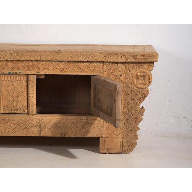 Rustic Antique Oriental Style Low Sideboard (c.1900) #56 For Sale - Image 3 of 18