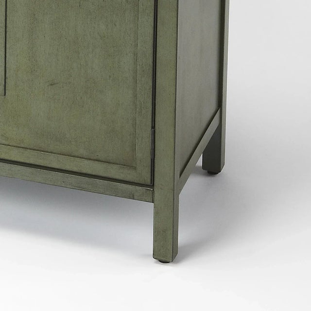 Imperial Green Accent Cabinet, Green For Sale In Chicago - Image 6 of 9