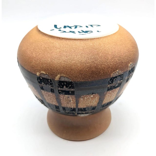 Mid-Century Modern Mid 20th Century Lapid Pottery Works Glazed Stoneware Bud Vase For Sale - Image 3 of 11