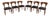 Koefoeds Hornslet Peter Teak Dining Chairs Set of 6 For Sale
