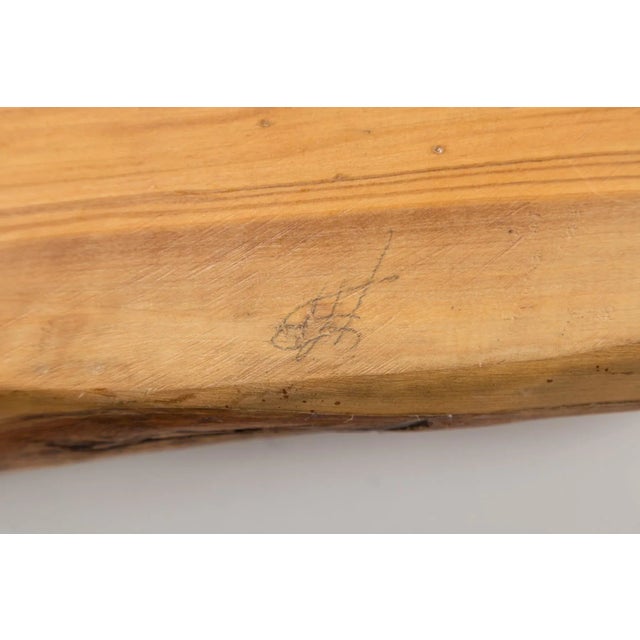 Hand-Carved Olive Wood Bowl, Jean Paul Bain, Vallauris, France, Circa 1970 For Sale - Image 11 of 12