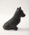 Sculpture Materials Black Scottie Dog Garden Ornament Reconstituted Stone, English Mid 20th C. For Sale - Image 7 of 11