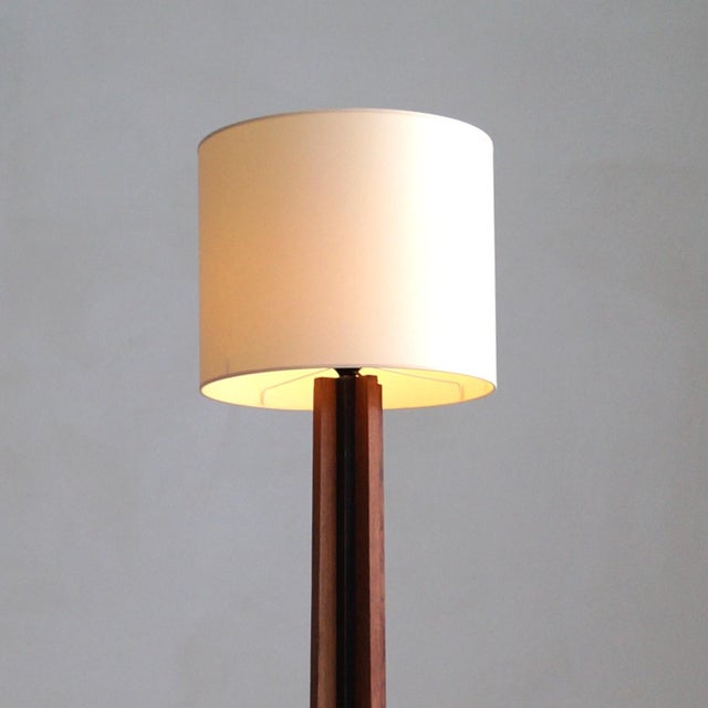 Dutch Hague School Art Deco Modernist Oak Floor Lamp, 1920s For Sale - Image 10 of 13
