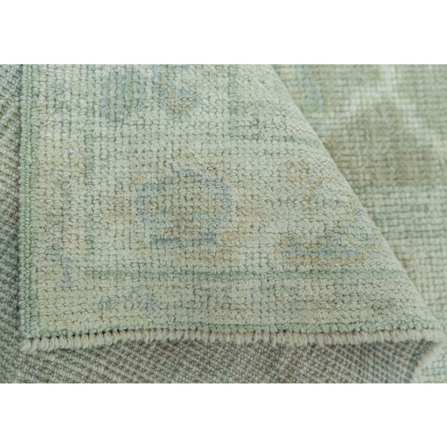 Turkish Oushak Rug 2'5" x 6'3" #19489 For Sale In Houston - Image 6 of 8