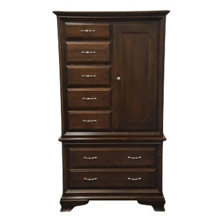 Daniel's Amish Classic Bedroom Collection Rustic Country Style 40" Solid Cherry Door Chest 31-4012 For Sale
