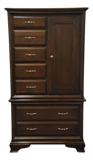 Daniel's Amish Classic Bedroom Collection Rustic Country Style 40" Solid Cherry Door Chest 31-4012