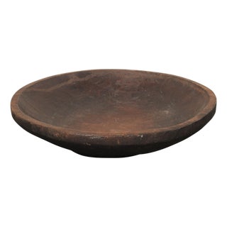 Antique Sumatran Hand-Carved Wooden Bowl For Sale