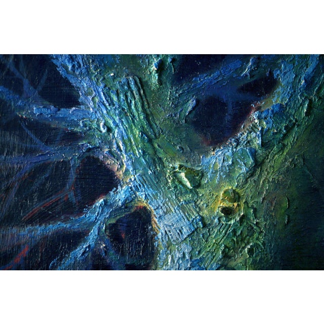 2000 - 2009 Renato Criscuolo, Blue Tree, 2008, Oil on Canvas For Sale - Image 5 of 11