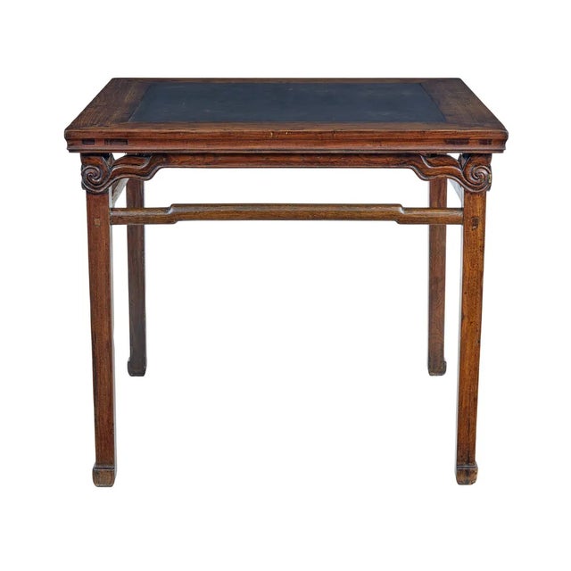 19th Century Oriental Hard Wood Marble Center Table, 1880s For Sale - Image 6 of 8