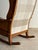 Studio Craft Oak Wingback Rocking Chair With Carved Rail, C. 1970s For Sale - Image 9 of 18