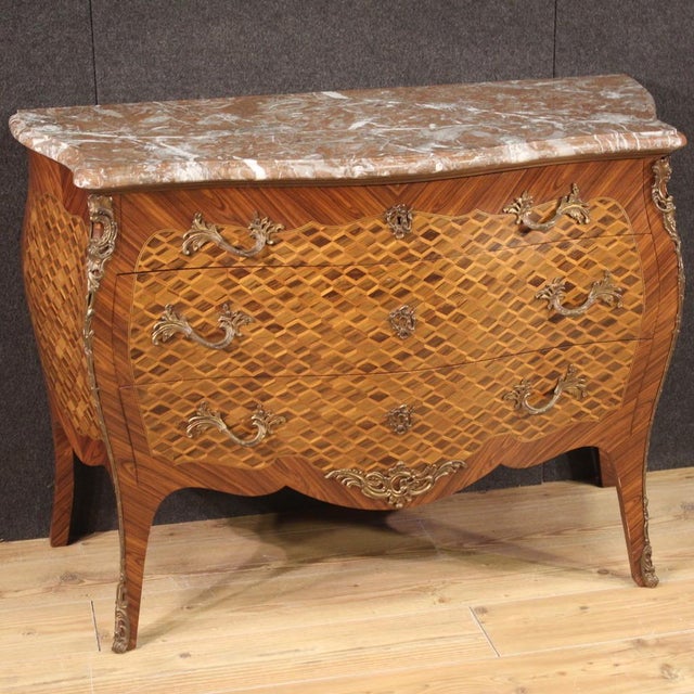 French Louis XV Style Commode, 1960 For Sale - Image 13 of 13