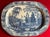 Large Antique 19th Century Davenport Blue & White Porcelain Platter With Chinoiserie Decoration For Sale In New York - Image 6 of 11