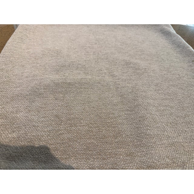 Contemporary Pattern Linen Kaleidascope 18" X 18" Custom Pillowcases With Oatmeal Linen Back-4 For Sale - Image 3 of 5