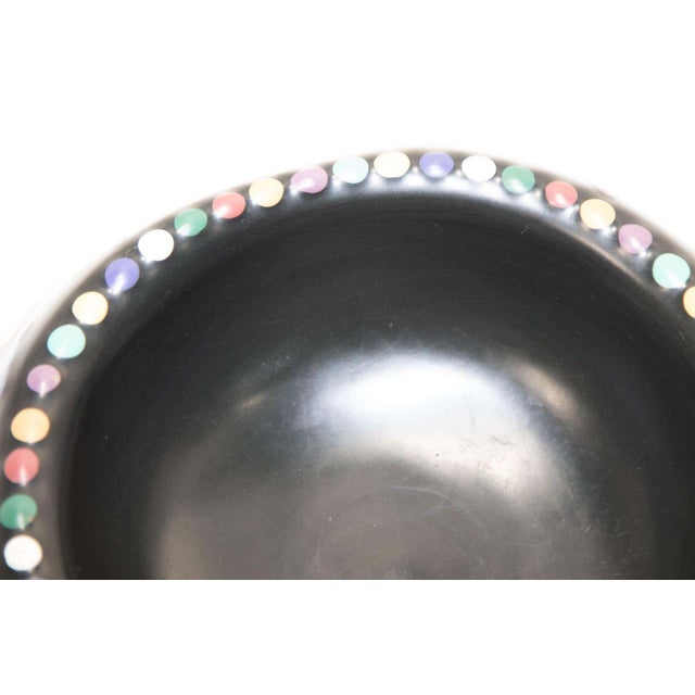 Postmodern 1994 Handcrafted Ceramic Bowl Signed by Luna Garcia For Sale - Image 3 of 14