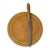 Antique English Bread Board & Knife Set For Sale