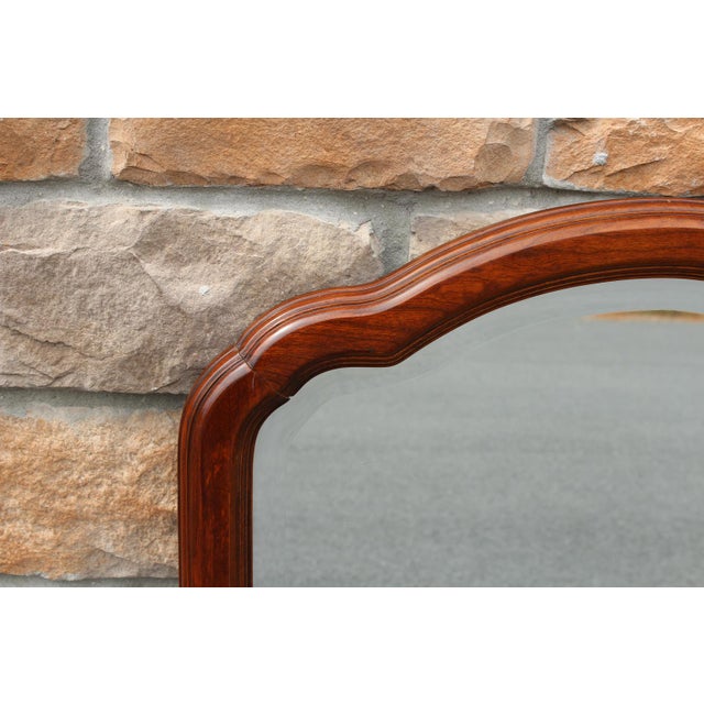 Pennsylvania House Pennsylvania House Mahogany Beveled-Edge Mirror For Sale - Image 4 of 14