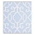 Sample - The House of Scalamandré Ming Fretwork Fabric, Cloud For Sale