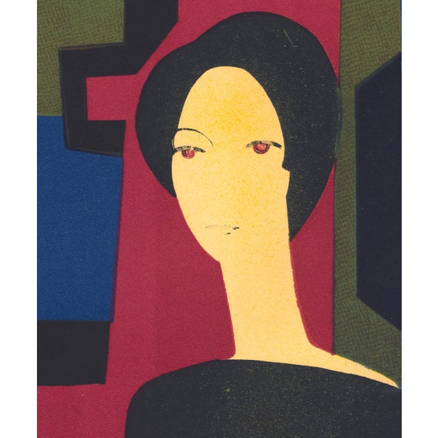 Original 1974 lithograph by André Minaux from the monograph "André Minaux Lithographer", printed in Paris by Mourlot....