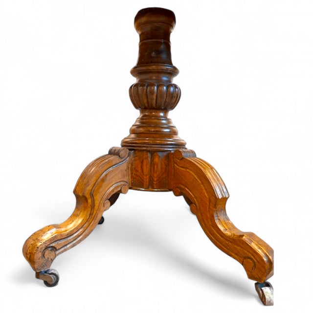 Louis Philippe Table in Walnut Veneer For Sale - Image 12 of 18