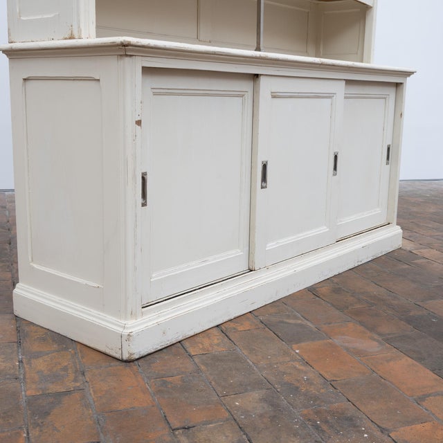 Antique Early 20th Century Pastry Shop Display Case with Sliding Doors For Sale - Image 11 of 12