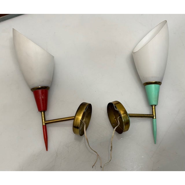 1950s Vintage Sconces, 1950s, Set of 2 For Sale - Image 5 of 11