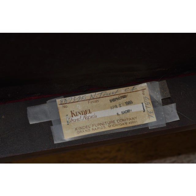 Set of 6 Kindel Queen Anne Mahogany Dining Room Chairs For Sale - Image 12 of 12