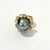 Bochic "Orient" Tahiti Pearl & Multi Color Sapphire Ring Set 18K Gold & Silver For Sale - Image 4 of 18