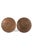 Vintage Cocktail Tables with Copper Top, Set of 2 For Sale - Image 4 of 16