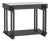 French Black Wood Side Table with White Marble, 1970s - 2 Available For Sale