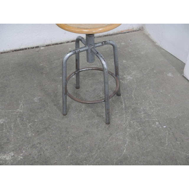 Vintage Four-Foot Stool, 1960 For Sale - Image 3 of 10
