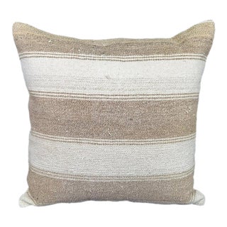 Turkish Hemp Pillow Cushion Natural Beige Cushion Cover 20x20 For Sale