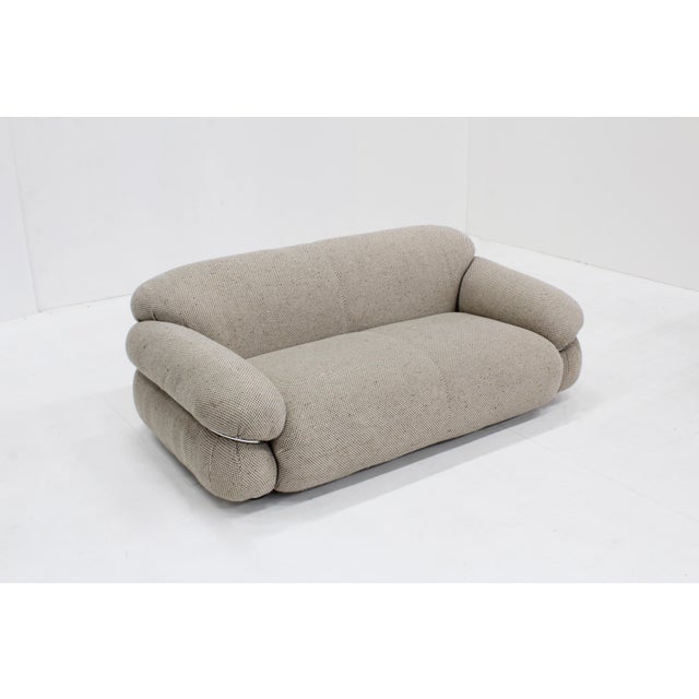 Beige Sesann Sofa by Gianfranco Frattini for Cassina, 1970s For Sale - Image 8 of 16