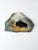 A vintage American bison painting rendered on a natural piece of slate. The hand-crafted artwork captures the bison in...