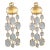 Marysol Statement Earrings in Clear Quartz, a pair For Sale