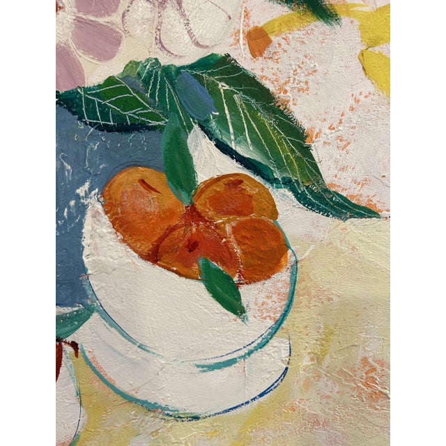 Mid-Century Modern Large Original Mid Century Painting by Tircso For Sale - Image 3 of 12