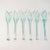 Mid-Century Murano With Tricolor Underside Roundel: Teal, Aubergine, Chartreuse in the Manner of Barovier For Sale - Image 16 of 18