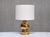 1970s Gold Glazed Ceramic Table Lamps by Aldo Londi for Bitossi for Luxus Vittsjö, 1970s, Set of 2 For Sale - Image 5 of 13