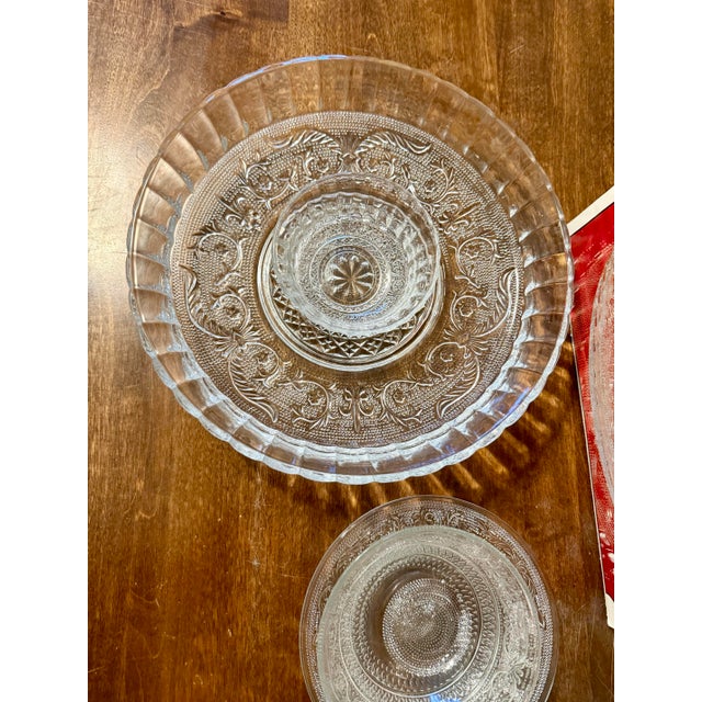 Mid-Century Modern Kig Fleur De Lis Classica Party Dip Set and Serving Bowl With Plate For Sale - Image 3 of 12