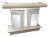 Vintage 1980s Mirrored Bar For Sale