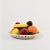 1950s Large Ceramic Tabletop Fruit Bowl from Hispania, Spain, 1950s For Sale - Image 5 of 13