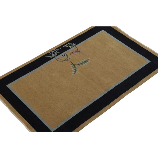 This 3x5 rug is an exciting new addition to the Art Deco collection by Rug & Kilim. On the Design: Hand-knotted in wool,...