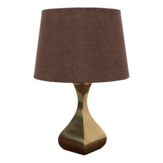 Brass Table Lamp, 1970s For Sale