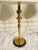 Pair of Brass Lamps With Shades For Sale - Image 10 of 11